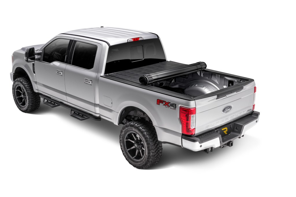 TruXedo Tonneau Cover, Sentry, Hard Roll-Up, Non Lockable, Black, Leather-Grain Vinyl – 1579101