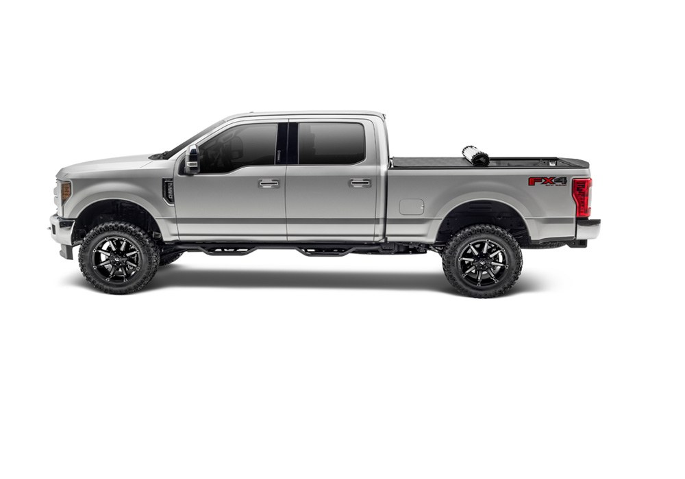 TruXedo Tonneau Cover, Sentry, Hard Roll-Up, Non Lockable, Black, Leather-Grain Vinyl – 1579101