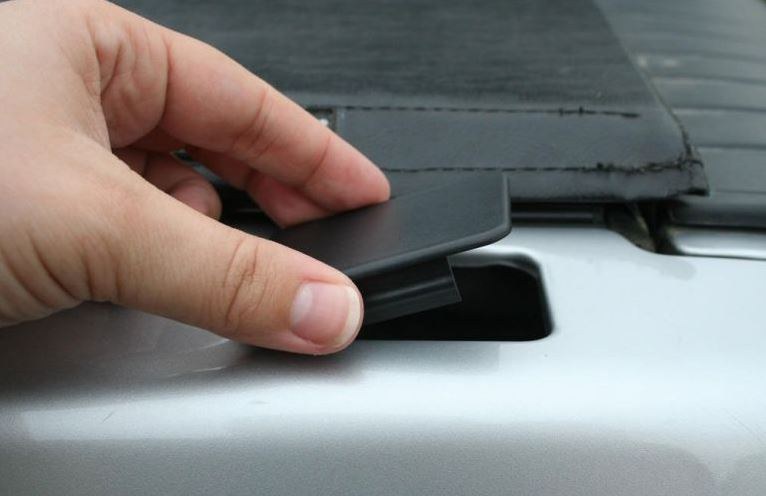 TruXedo Bed Side Rail Stake Pocket Cover, Black, ABS Plastic, Set of 4 – 1704212