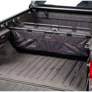 TruXedo Cargo Organizer, Truckluggage ™ Expedition, Mounts IN Full-Size Truck Bed, Two Center Sling Compartments/ 3 Outer Pouches, Black – 1705211