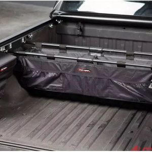 TruXedo Cargo Organizer, Truckluggage ™ Expedition, Mounts IN Full-Size Truck Bed, Two Center Sling Compartments/ 3 Outer Pouches, Black – 1705211