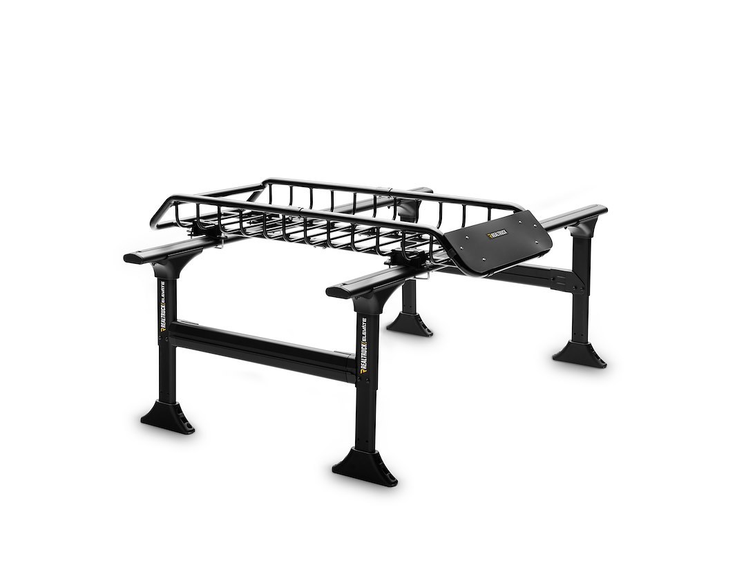 TruXedo Cargo Carrier, Elevate, Basket Style, Compatible with Standard Cross Bar/ T-Slot Style Rails, 125 Pounds Capacity – 1707209