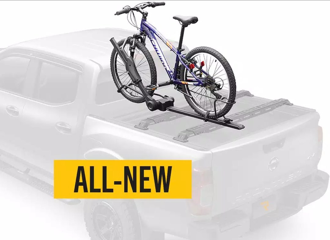 TruXedo Bike Rack, Elevate, Bed Mount, Hold 1 Bike, Accommodate Up to 29 Inch Diameter Wheel, Cradle System with Straps – 1707210