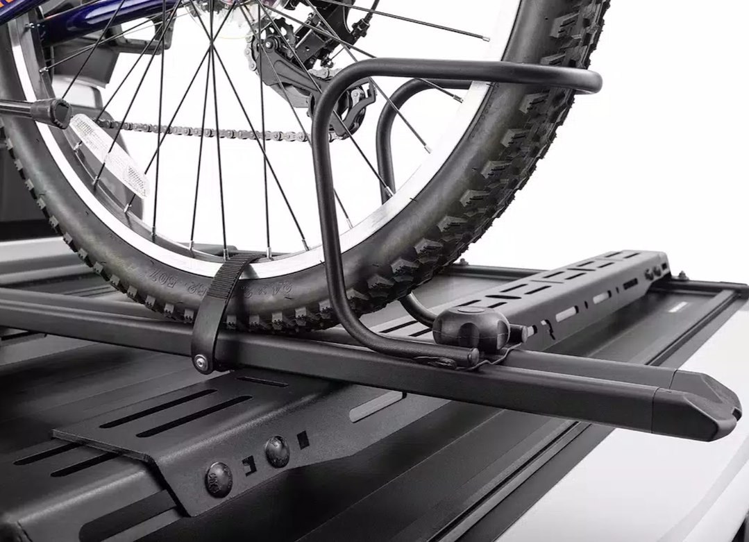 TruXedo Bike Rack, Elevate, Bed Mount, Hold 1 Bike, Accommodate Up to 29 Inch Diameter Wheel, Cradle System with Straps – 1707210