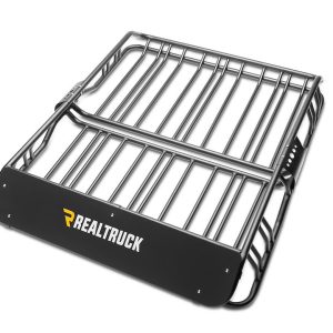 TruXedo Cargo Carrier, Elevate, Basket Style, Compatible with Standard Cross Bar/ T-Slot Style Rails, 175 Pounds Capacity – 1707211
