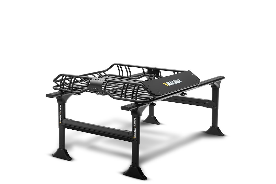 TruXedo Cargo Carrier, Elevate, Basket Style, Compatible with Standard Cross Bar/ T-Slot Style Rails, 175 Pounds Capacity – 1707211