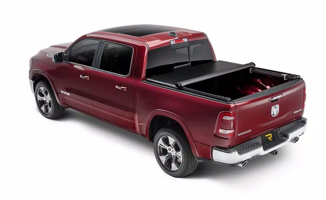 TruXedo Tonneau Cover, Truxport, Soft Roll-Up Hook and Loop, Lockable Using Tailgate Handle Lock, Black, Vinyl – 248101