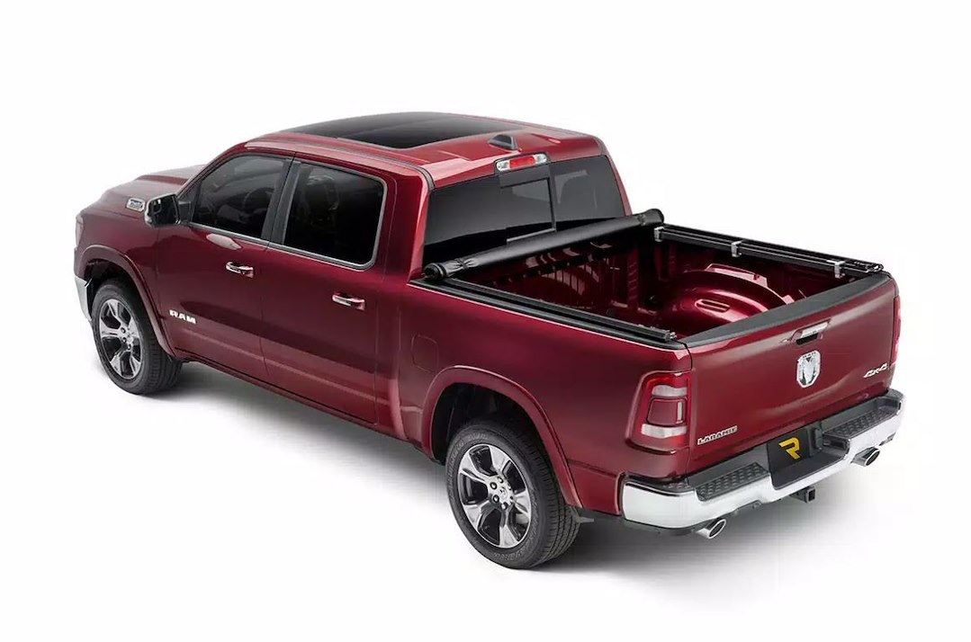 TruXedo Tonneau Cover, Truxport, Soft Roll-Up Hook and Loop, Lockable Using Tailgate Handle Lock, Black, Vinyl – 248101