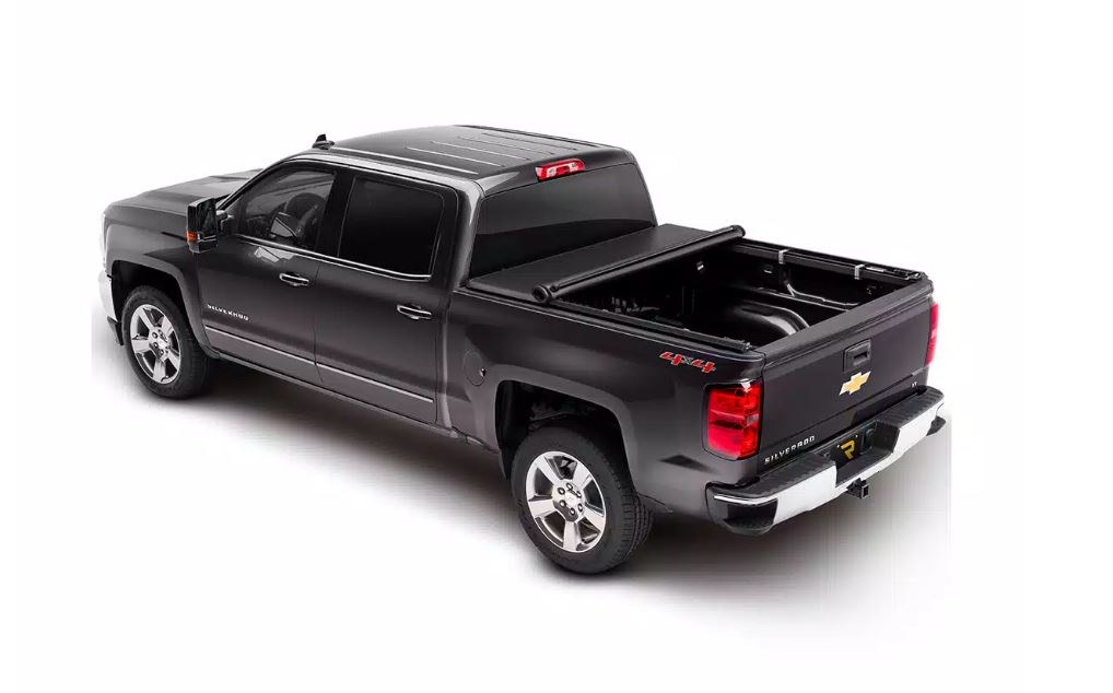 TruXedo Tonneau Cover, Truxport, Soft Roll-Up Hook and Loop, Black, Vinyl, Lockable Using Tailgate Handle Lock – 250001