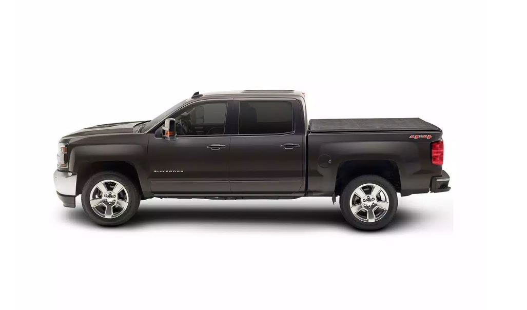 TruXedo Tonneau Cover, Truxport, Soft Roll-Up Hook and Loop, Black, Vinyl, Lockable Using Tailgate Handle Lock – 250001