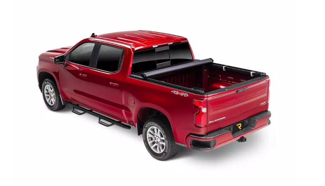 TruXedo Tonneau Cover, Truxport, Soft Roll-Up Hook and Loop, Lockable Using Tailgate Handle Lock, Black, Vinyl – 253301
