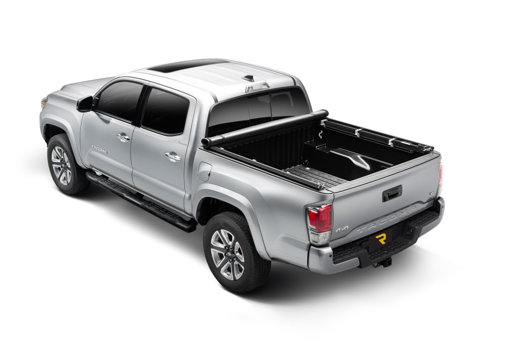 TruXedo Tonneau Cover, Truxport, Soft Roll-Up Hook and Loop, Lockable Using Tailgate Handle Lock, Black, Vinyl – 264201