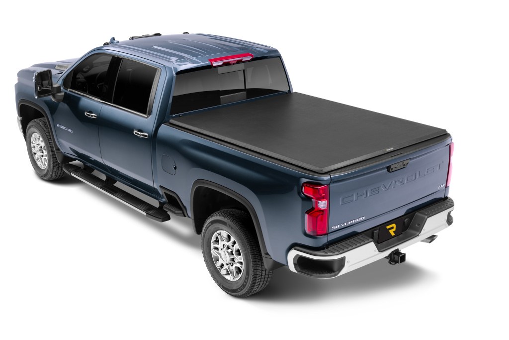 TruXedo Tonneau Cover, Truxport, Soft Roll-Up Hook and Loop, Lockable Using Tailgate Handle Lock, Black, Vinyl – 273301