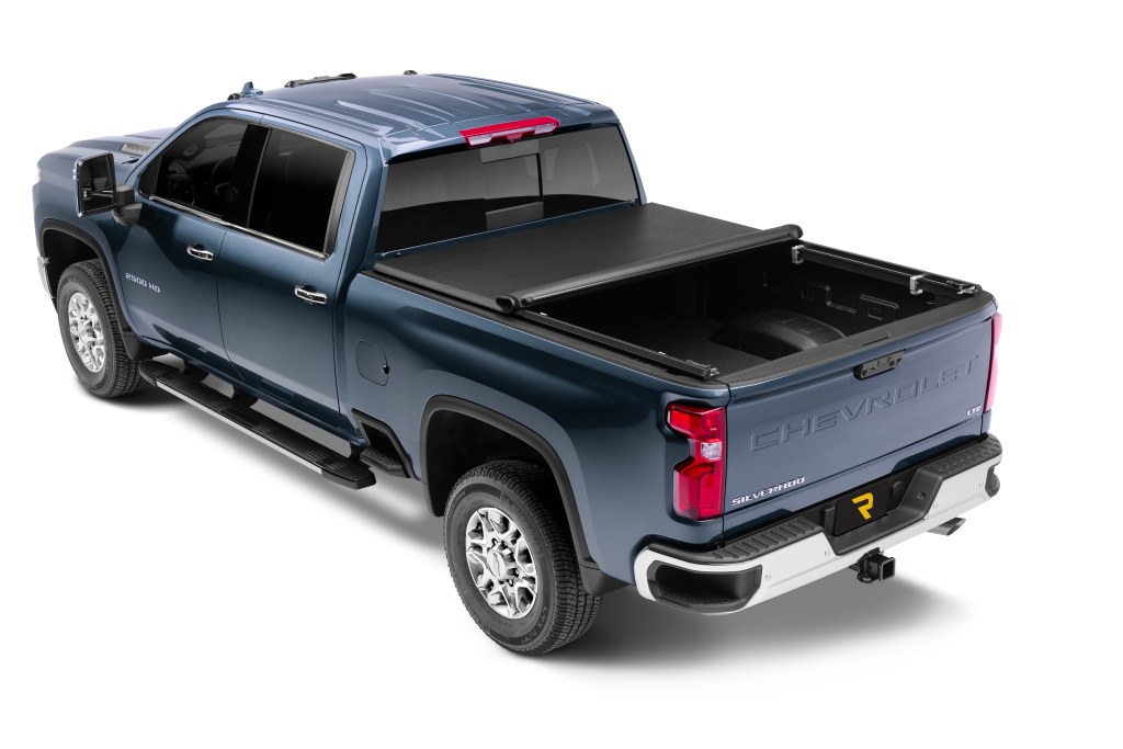 TruXedo Tonneau Cover, Truxport, Soft Roll-Up Hook and Loop, Lockable Using Tailgate Handle Lock, Black, Vinyl – 273301