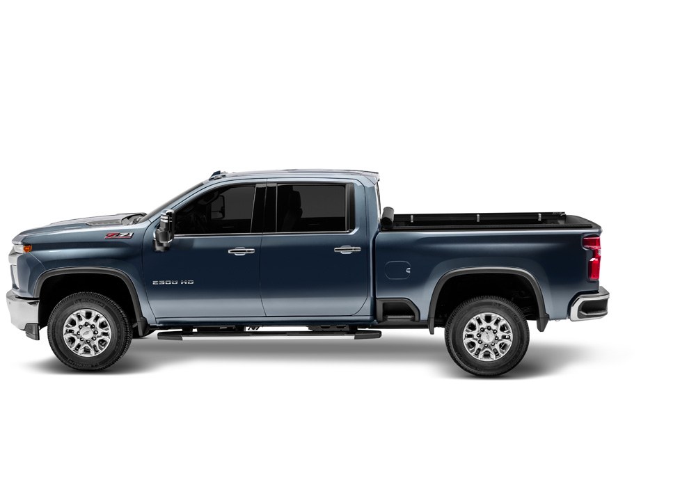 TruXedo Tonneau Cover, Truxport, Soft Roll-Up Hook and Loop, Lockable Using Tailgate Handle Lock, Black, Vinyl – 273301