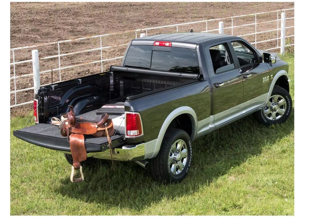 TruXedo Tonneau Cover, Truxport, Soft Roll-Up Hook and Loop, Lockable Using Tailgate Handle Lock, Black, Vinyl – 283601