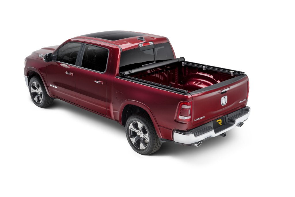 TruXedo Tonneau Cover, Truxport, Soft Roll-Up Hook and Loop, Lockable Using Tailgate Handle Lock, Black, Vinyl – 286901