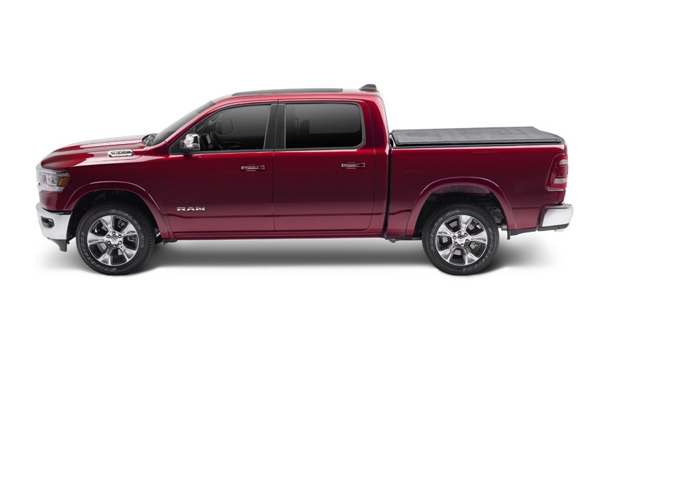 TruXedo Tonneau Cover, Truxport, Soft Roll-Up Hook and Loop, Lockable Using Tailgate Handle Lock, Black, Vinyl – 286901