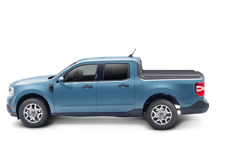 TruXedo Tonneau Cover, Truxport, Soft Roll-Up Hook and Loop, Lockable Using Tailgate Handle Lock, Black, Vinyl – 294701