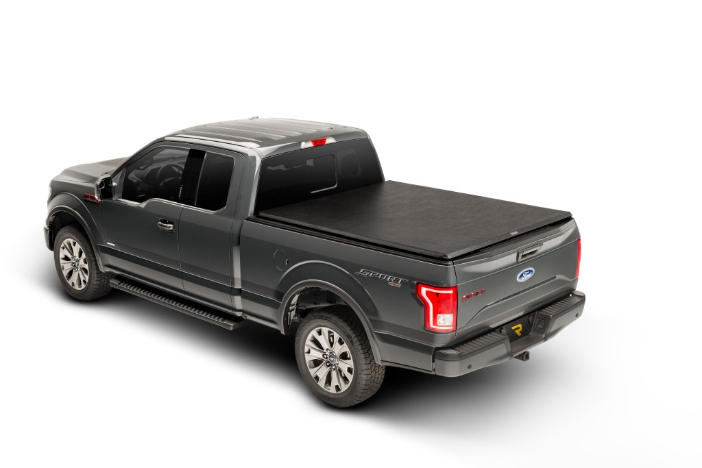 TruXedo Tonneau Cover, Truxport, Soft Roll-Up Hook and Loop, Lockable Using Tailgate Handle Lock, Black, Vinyl – 298601