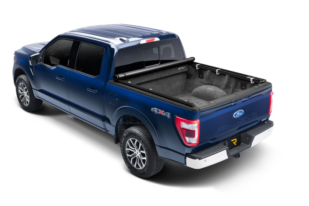 TruXedo Tonneau Cover, Truxport, Soft Roll-Up Hook and Loop, Lockable Using Tailgate Handle Lock, Black, Vinyl – 298701