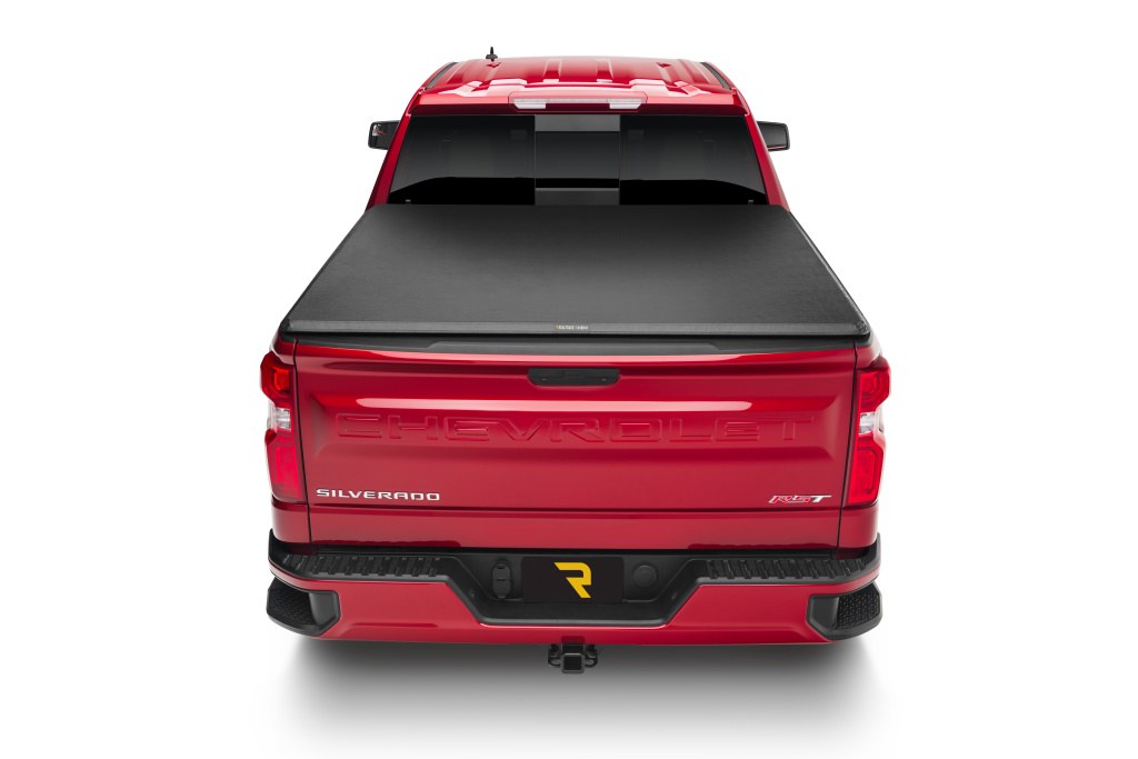 TruXedo Tonneau Cover, Lo Pro, Soft Roll-Up Hook and Loop, Lockable Using Tailgate Handle Lock, Low Profile, Black, Vinyl – 550001