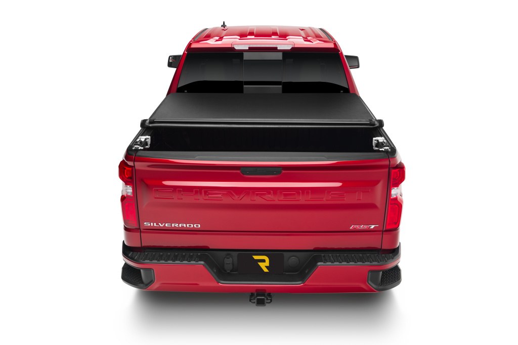 TruXedo Tonneau Cover, Lo Pro, Soft Roll-Up Hook and Loop, Lockable Using Tailgate Handle Lock, Low Profile, Black, Vinyl – 550001