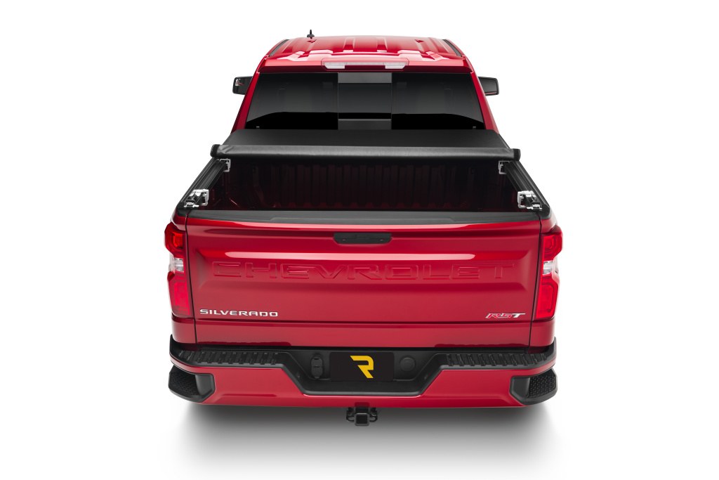 TruXedo Tonneau Cover, Lo Pro, Soft Roll-Up Hook and Loop, Lockable Using Tailgate Handle Lock, Low Profile, Black, Vinyl – 550001