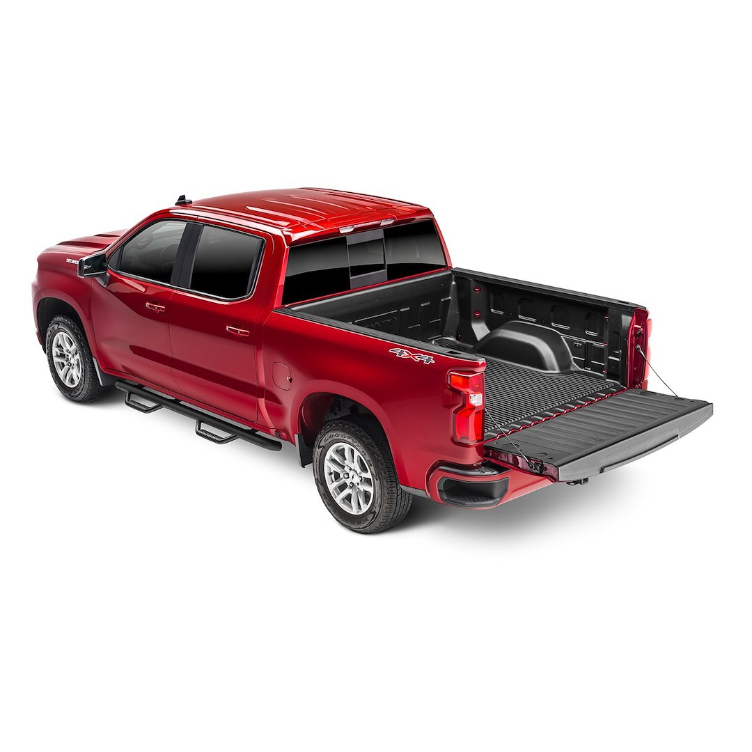 TrailFX Bed Liner, Tfx Bedliners, Drop-IN, Under Rail, Black, High-Density Polyethylene, With Tailgate Liner, With Hardware – C55U14X