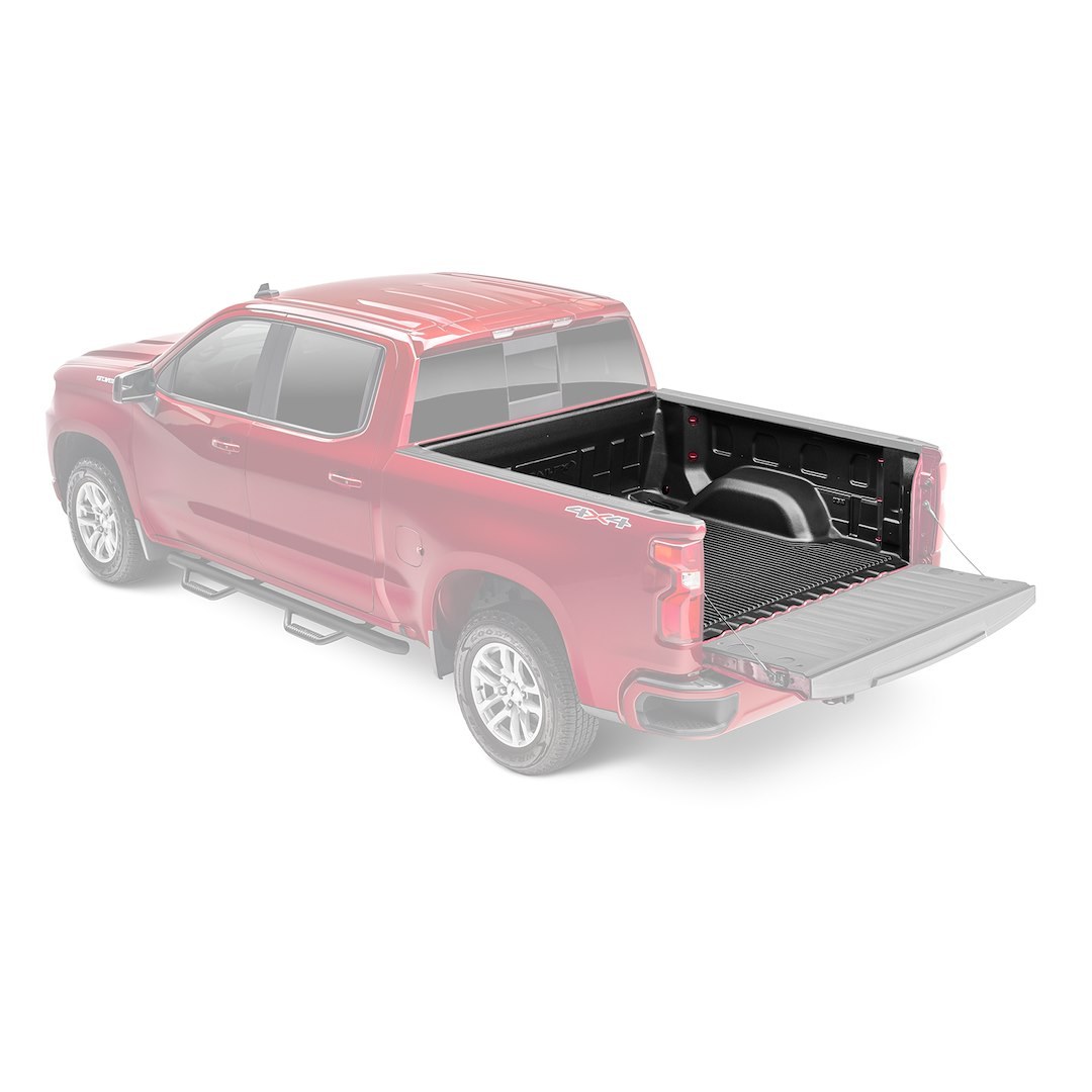 TrailFX Bed Liner, Tfx Bedliners, Drop-IN, Under Rail, Black, High-Density Polyethylene, With Hardware, Without Tailgate Liner – C67U19X