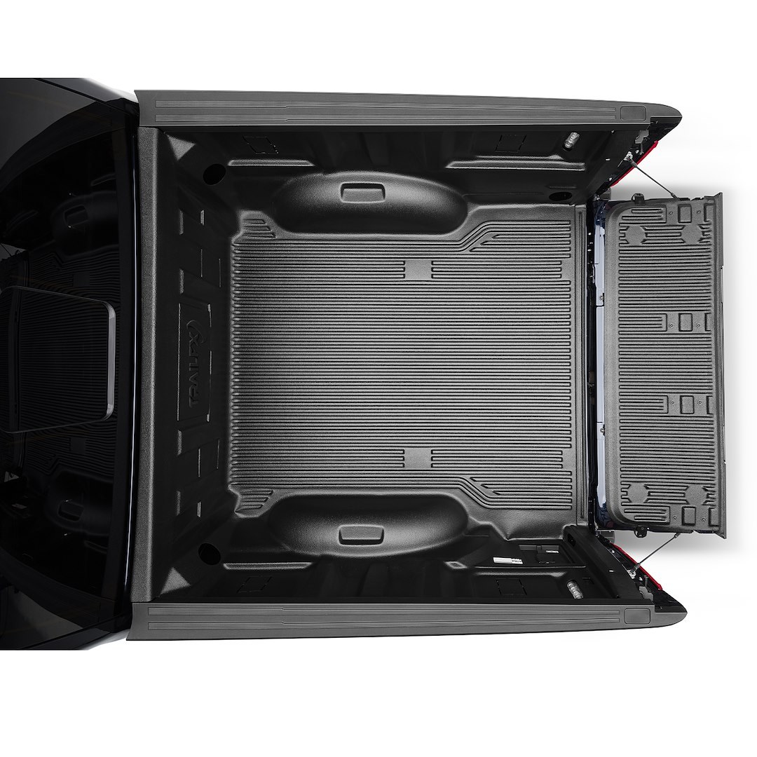 TrailFX Bed Liner, Tfx Bedliners, Drop-IN, Under Rail, Black, High-Density Polyethylene, With Tailgate Liner, With Hardware – CC5U15X