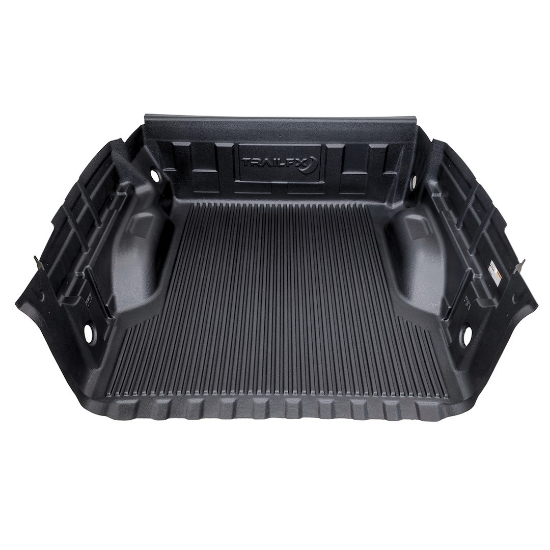 TrailFX Bed Liner, Tfx Bedliners, Drop-IN, Under Rail, Black, High-Density Polyethylene, With Tailgate Liner, With Hardware – D57U19X