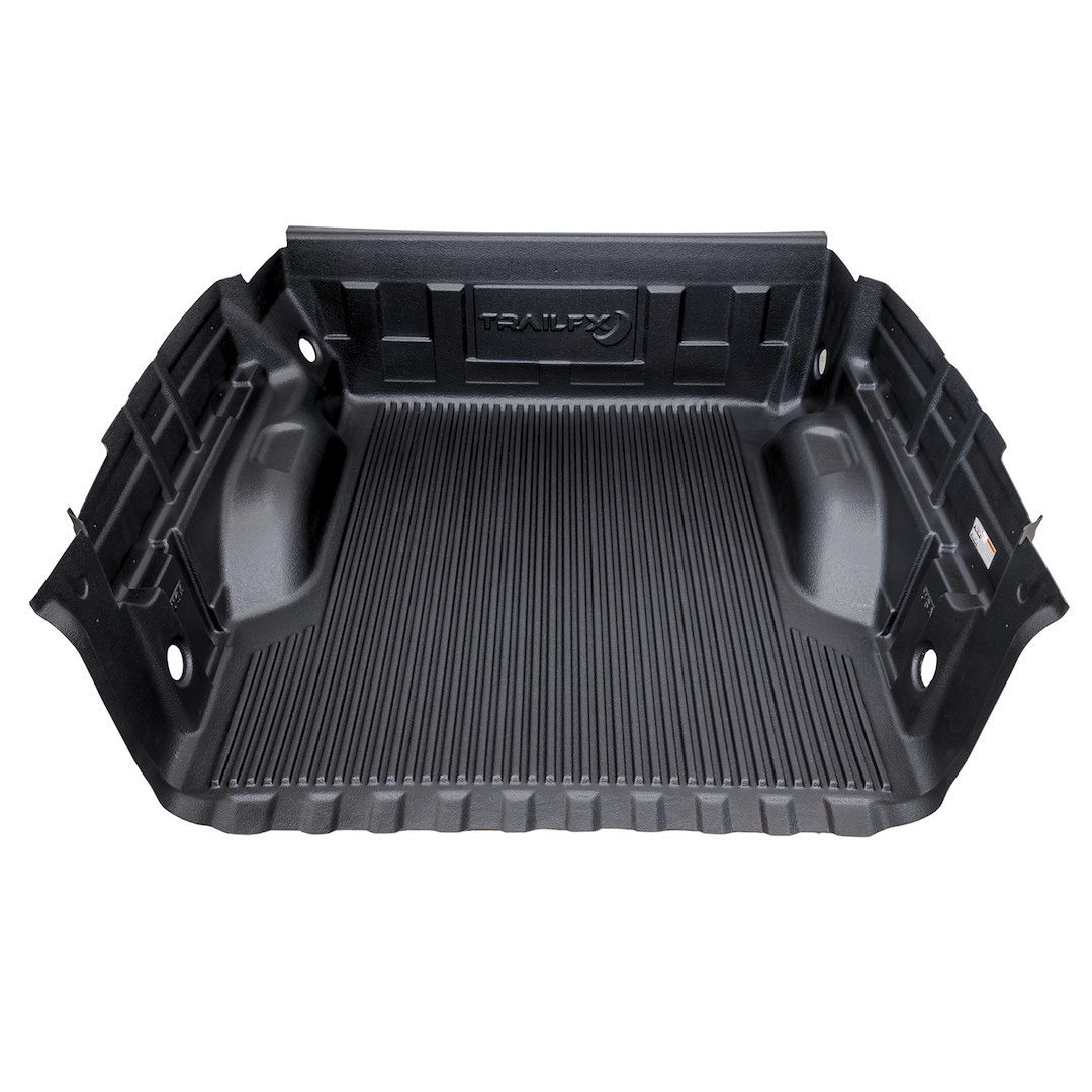 TrailFX Bed Liner, Tfx Bedliners, Drop-IN, Under Rail, Black, High-Density Polyethylene, With Tailgate Liner/ Hardware – F65U23X