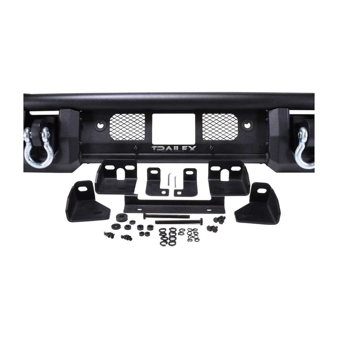 TrailFX Bumper, Trailfx Bronco Products, One Piece Design, Direct-Fit, Mounting Hardware Included, With Pre Runner Guard – BR001T