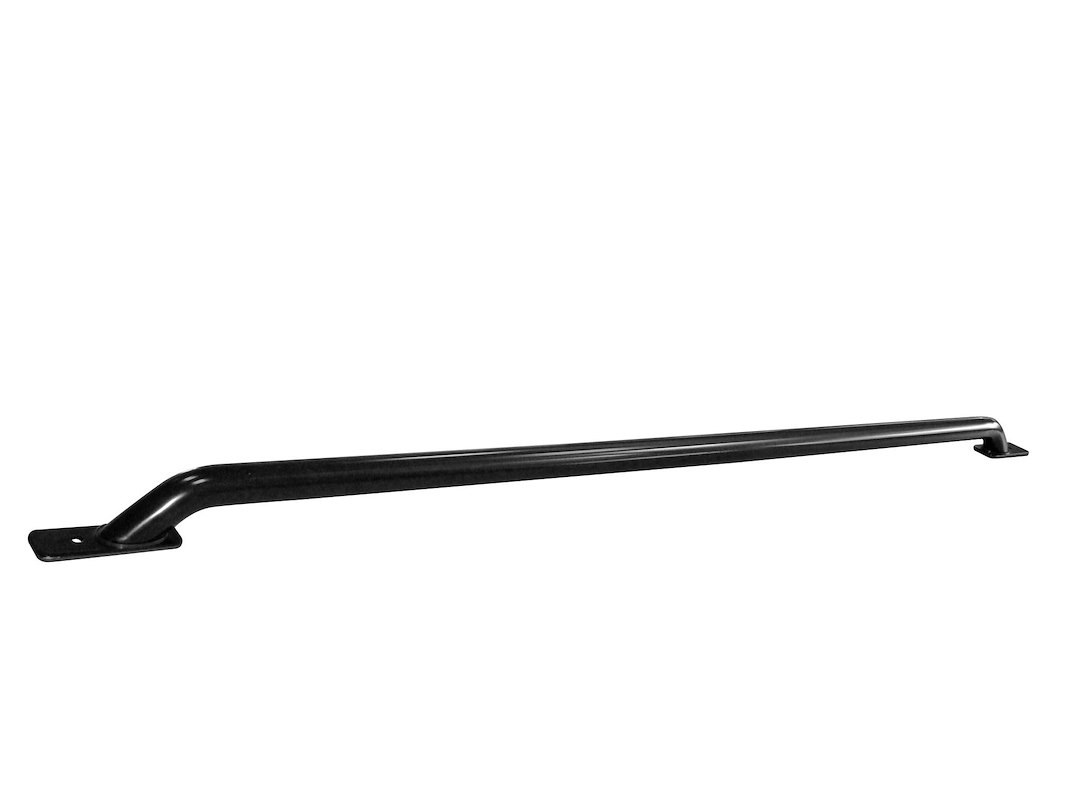 TrailFX Bed Side Rail, Tfx Bed Rails, Stake Pocket Mount, Powder Coated, Black, Steel, Without Tie Down, Not Compatible with Tool Box – D0001B
