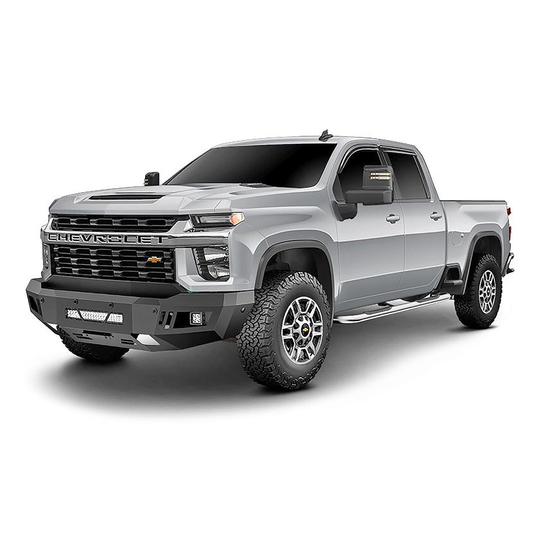 TrailFX Bumper, Tfx Front Ld Bumpers, One Piece Design, Mounting Hardware Included, Without Grille Guard, Without Winch Mount – FHDNW007TI