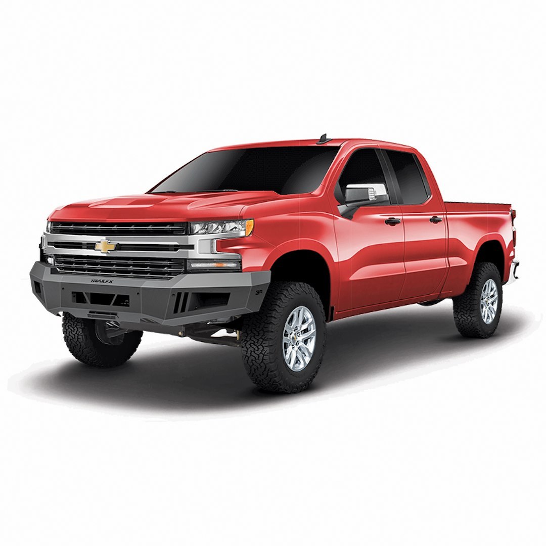 TrailFX Bumper, Tfx Front Ld Bumpers, One Piece Design, Mounting Hardware Included, Without Grille Guard, Without Winch Mount – FLDB009TI