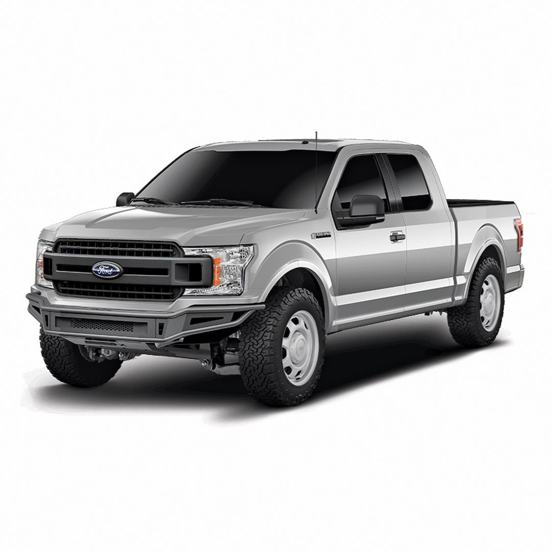 TrailFX Bumper, Pre-Runner, One Piece Design, Mounting Hardware Included, Without Grille Guard, Without Winch Mount, Without D-Ring Mount – FPRB004TI