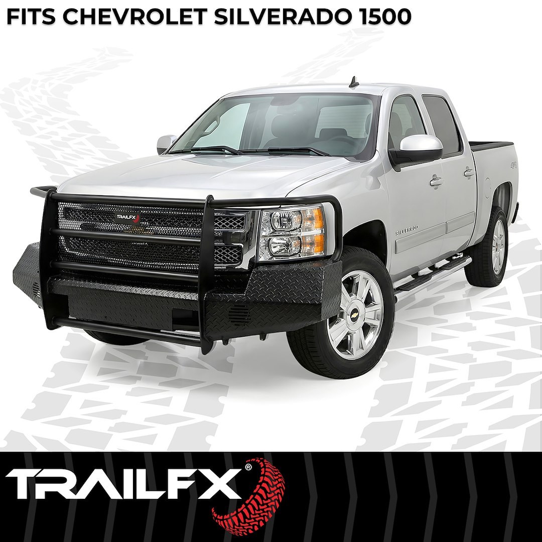 TrailFX Bumper, Tfx Full Replacement Bumpers, One Piece Design, Use Original/ Factory Mounting Hardware, With Grille Guard/ Grille Mesh – FX3007A
