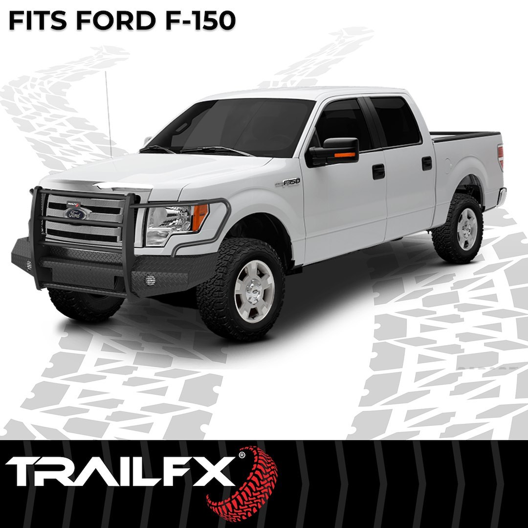TrailFX Bumper, Tfx Full Replacement Bumpers, One Piece Design, Use Original/ Factory Mounting Hardware, With Grille Guard/ Grille Mesh – FX3013A