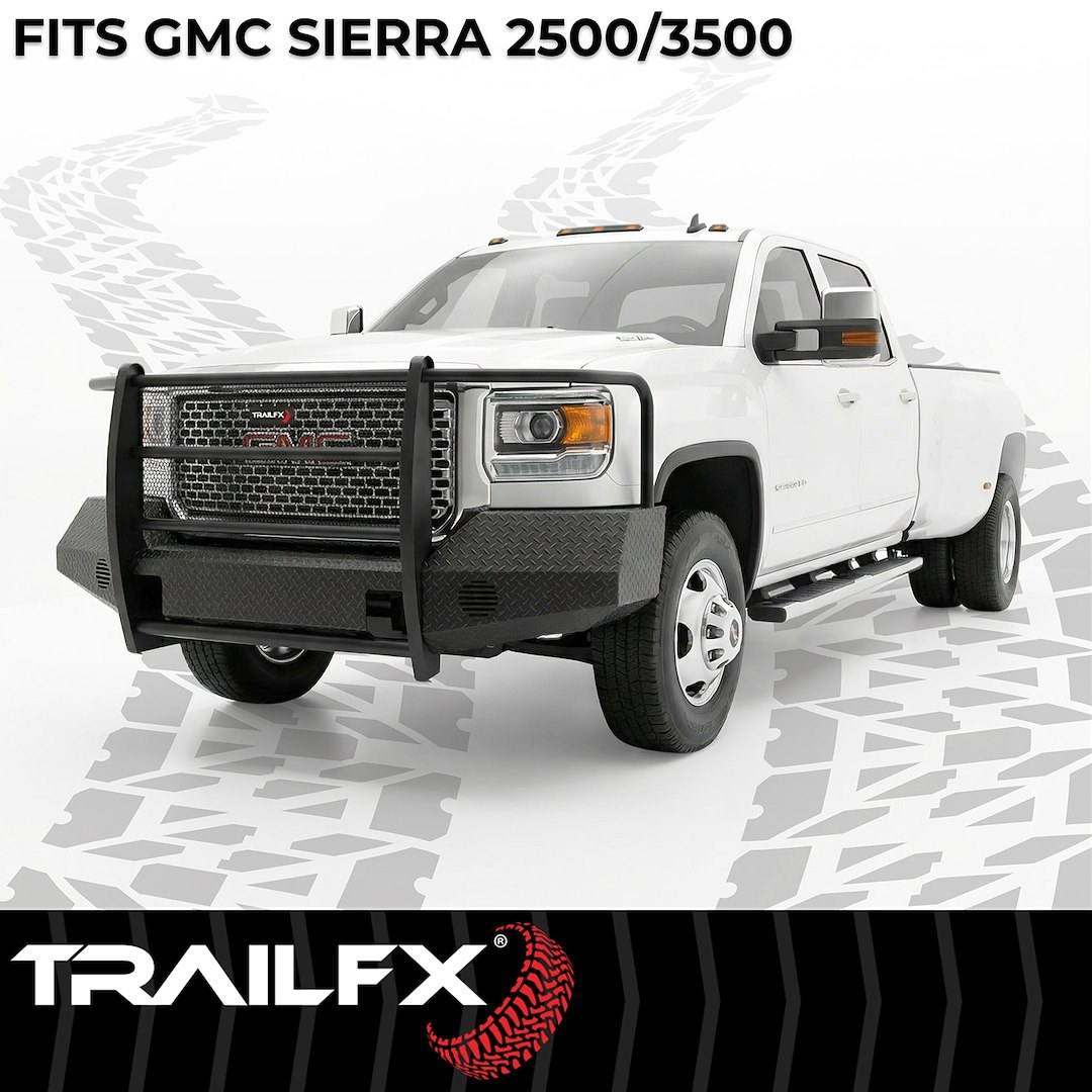 TrailFX Bumper, Tfx Full Replacement Bumpers, One Piece Design, Use Original/ Factory Mounting Hardware, With Grille Guard/ Grille Mesh – FX3022A