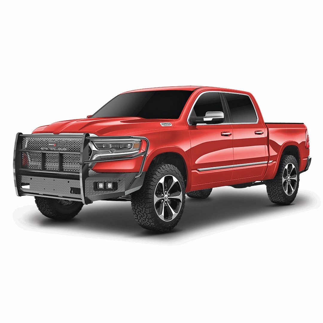 TrailFX Bumper, Tfx Full Replacement Bumpers, One Piece Design, Use Original/ Factory Mounting Hardware, With Grille Guard/ Grille Mesh – FX3025