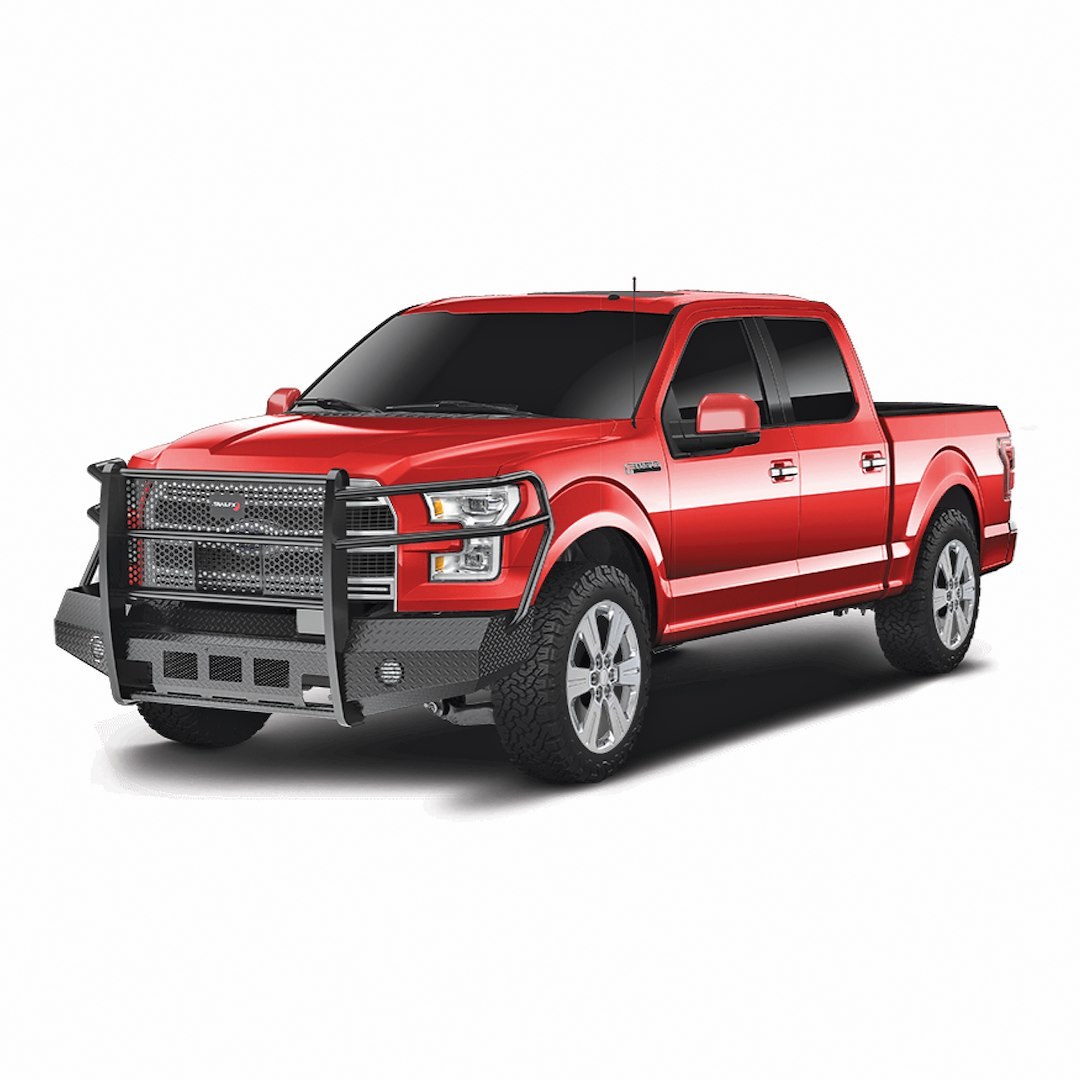 TrailFX Bumper, Tfx Full Replacement Bumpers, One Piece Design, Use Original/ Factory Mounting Hardware, With Grille Guard/ Grille Mesh – FX3028
