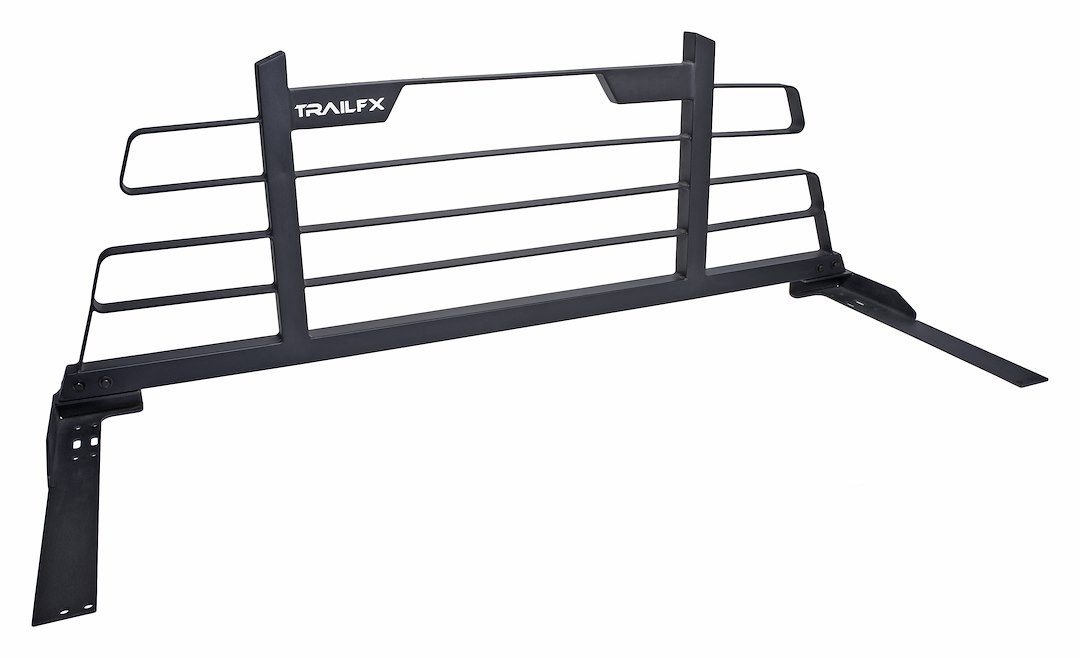 TrailFX Headache Rack, Tfx Headache Racks, Powder Coated, Titanium Black, Steel, With Mounting Kit, Cannot Be Used with Cross Bed Tool Box – HR001B