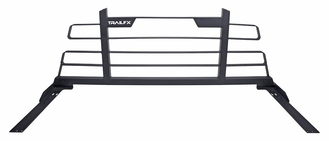 TrailFX Headache Rack, Tfx Headache Racks, Frame, Powder Coated, Titanium Black, Steel, Can Be Installed with Cross Bed Tool Box – HR002B