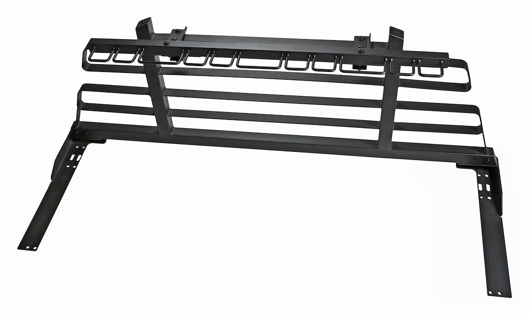 TrailFX Headache Rack Tool Holder, Holds 11 Tools, Powder Coated, Black, Stainless Steel – HR101B