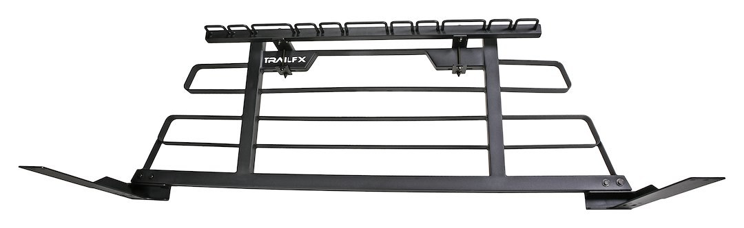 TrailFX Headache Rack Tool Holder, Holds 11 Tools, Powder Coated, Black, Stainless Steel – HR101B