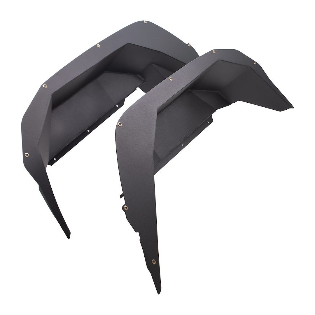 TrailFX Fender Well Liner, Powder Coated, Black, Aluminum, Set of 2, With Mounting Hardware – JL010RI