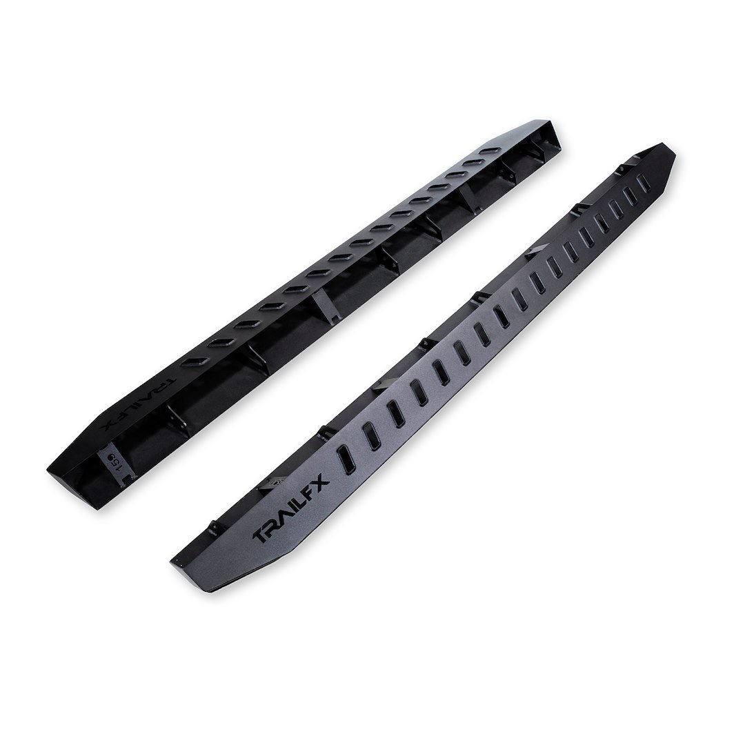 TrailFX Running Board, Tfx Overland Running Board, Bolt on, Powder Coated, Matte Black, Steel, With One Step Area Per Bar – ORB006