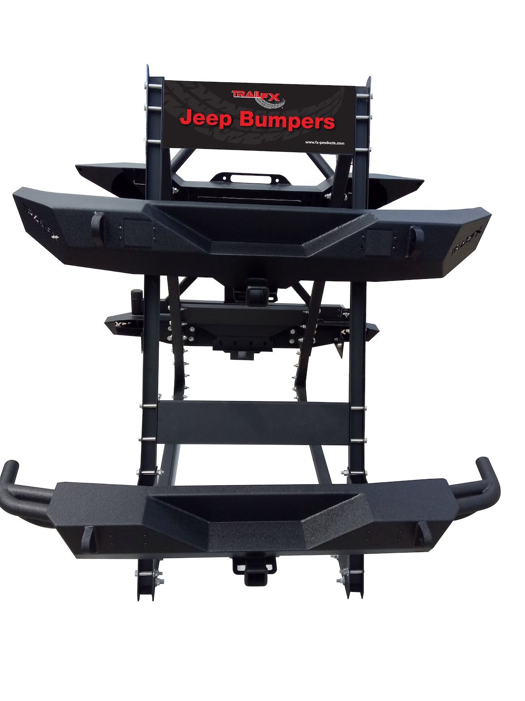 TrailFX Point of Purchase Display, Tfx Jeep Products, Rack Display, Holds Jeep Bumpers, No Product Included – QD1000JB